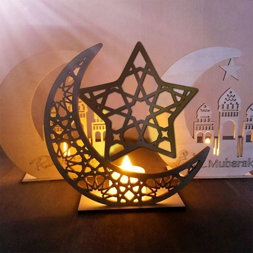 Ramadan Wooden Eid Mubarak Decor LED Lights Home Moon Islam Mosque Muslim Wooden Plaque Hanging Pendant Festival Party Supply
Ramadan Wooden Eid Mubarak Decor LED Lights Home Moon Islam Mosque Muslim Wooden Plaque Hanging Pendant Festival Party Supply