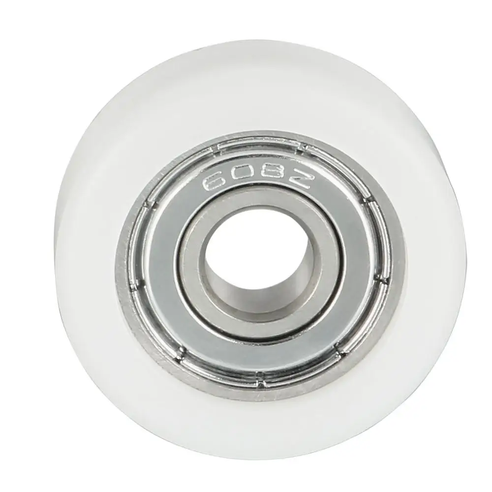 Uxcell 4pcs 8x32x12mm White Flat Belt Roller Idler Bearing Pulley Sliding Conveyor Wheel for Construction Machinery
Uxcell 4pcs 8x32x12mm White Flat Belt Roller Idler Bearing Pulley Sliding Conveyor Wheel for Construction Machinery