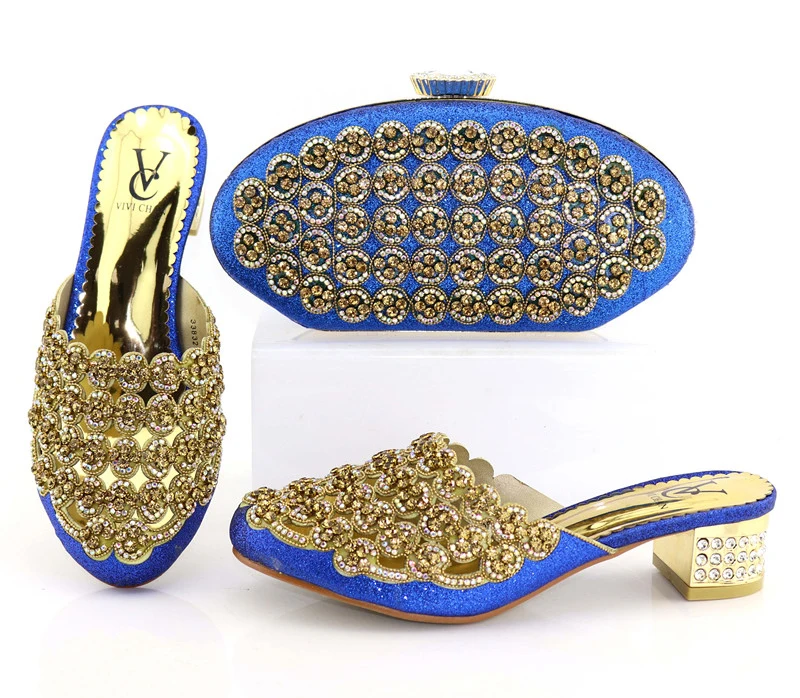 Royal blue sandals shoe and bag rhinestones clutches bag for african aso ebi lace wedding party shoes and bag matching SB8243-4
Royal blue sandals shoe and bag rhinestones clutches bag for african aso ebi lace wedding party shoes and bag matching SB8243-4