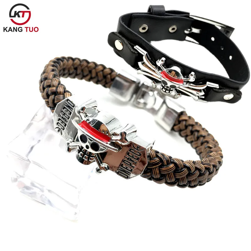 Hot Anime One Piece Death God Logo Bangle Bracelet Marked Leather Bracelet Punk Handmade Bracelets For Cosplay Holder Gift
Hot Anime One Piece Death God Logo Bangle Bracelet Marked Leather Bracelet Punk Handmade Bracelets For Cosplay Holder Gift