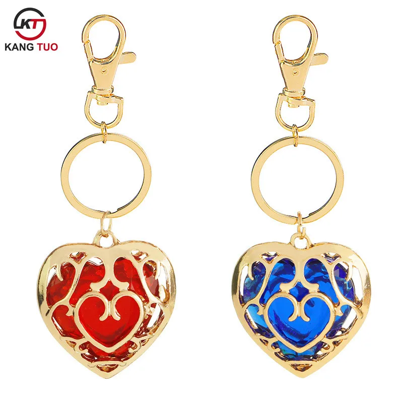 2018 Anime Jewelry The Legend of Zelda Enamel Heart Blue Red Keychain With The Hollow Love Key Chain Of Colourful Charmed Gifts
2018 Anime Jewelry The Legend of Zelda Enamel Heart Blue Red Keychain With The Hollow Love Key Chain Of Colourful Charmed Gifts