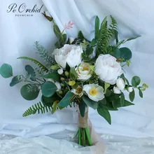PEORCHID Summer Wedding Bouquets Peonies Rose Elegant Boho Eucalyptus Bridal Bouquet With Peony Green Bridesmaid Bouquet Flowers
PEORCHID Summer Wedding Bouquets Peonies Rose Elegant Boho Eucalyptus Bridal Bouquet With Peony Green Bridesmaid Bouquet Flowers