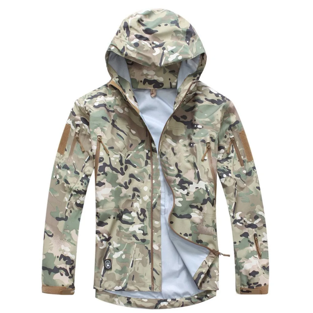 Shark Skin Military Camouflage Hunting Jackets Sport Army Clothes Stalker Fishing Camping Waterproof Hard Shell Outdoor Jacket
Shark Skin Military Camouflage Hunting Jackets Sport Army Clothes Stalker Fishing Camping Waterproof Hard Shell Outdoor Jacket