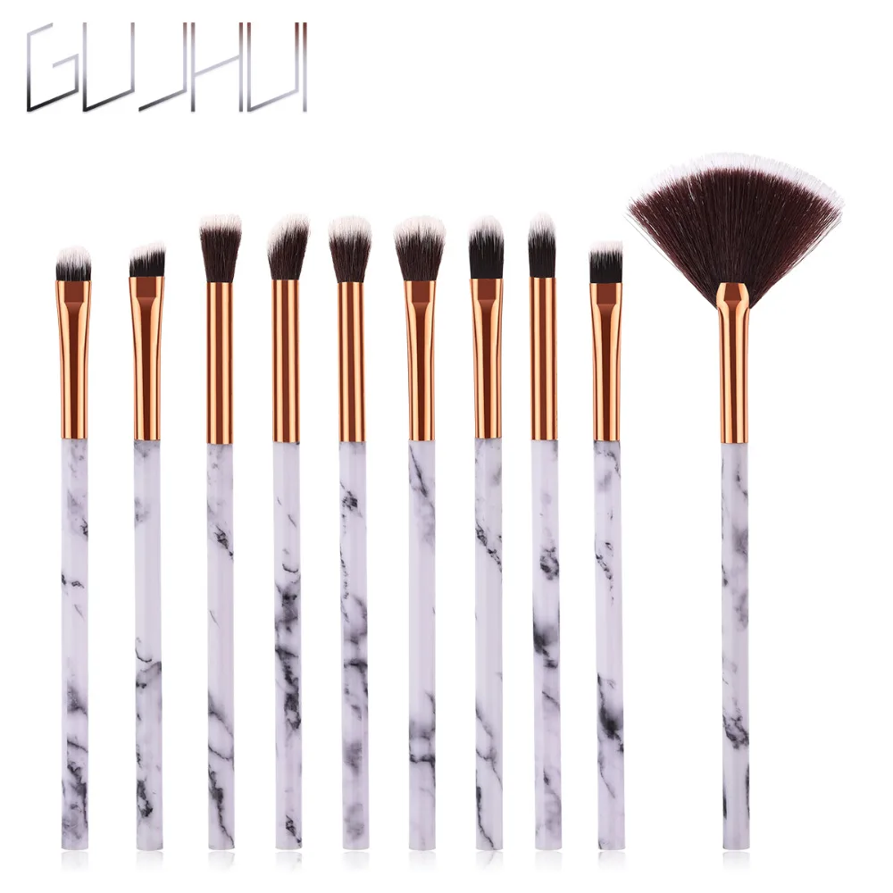 GUJHUI Newest 10/ 4/1pcs Marbling Handle Makeup Brushes Face Eyeshadow Foudation Eye MakeUp Brushes Comestic Pincel Maquiagem
GUJHUI Newest 10/ 4/1pcs Marbling Handle Makeup Brushes Face Eyeshadow Foudation Eye MakeUp Brushes Comestic Pincel Maquiagem