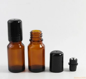 Brown Glass Bottle Roll On Empty Fragrance Perfume Essential Oil Bottle 5 10 ML Roll-On Black Plastic Cap Bottle#687
Brown Glass Bottle Roll On Empty Fragrance Perfume Essential Oil Bottle 5 10 ML Roll-On Black Plastic Cap Bottle#687