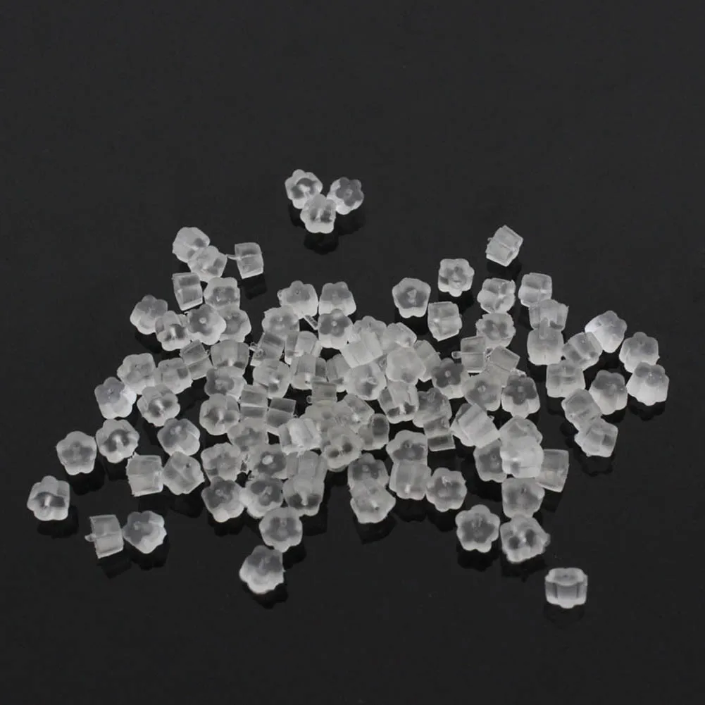 New Arrival Silicone Flower Plastic Ear Plugging Earring back Earstud DIY Earrings Jewelry Accessories 100pcs/pack
New Arrival Silicone Flower Plastic Ear Plugging Earring back Earstud DIY Earrings Jewelry Accessories 100pcs/pack