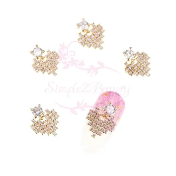 10pcs/pack Mirco Pave Heart Dangle Design Luxury Clear Crystal Zircon Rhinestones Salon 3D Nail Art Jewelry Charms Decorations
10pcs/pack Mirco Pave Heart Dangle Design Luxury Clear Crystal Zircon Rhinestones Salon 3D Nail Art Jewelry Charms Decorations