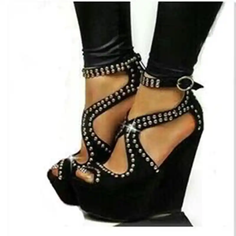 size 4.5 black heels