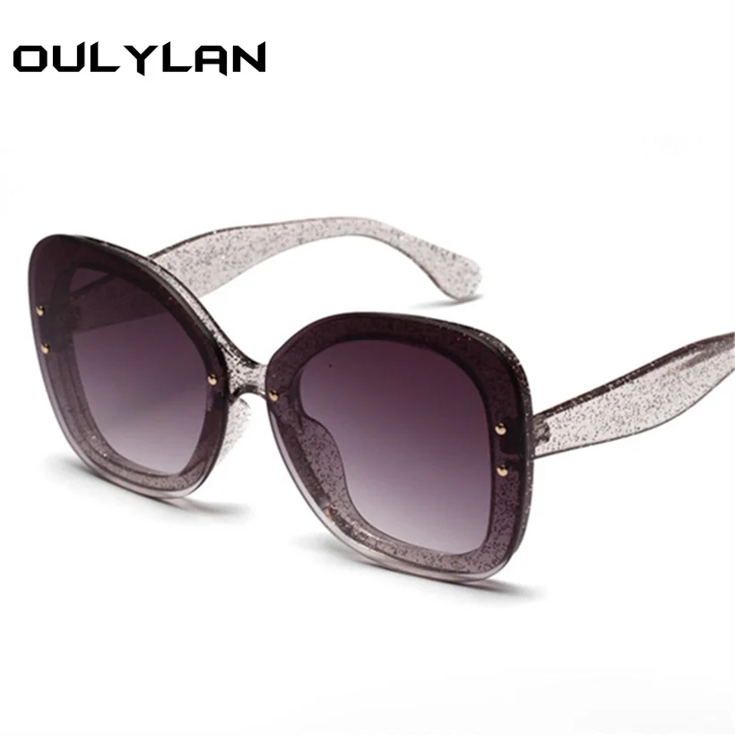 Oulylan 2018 Oversized Sunglasses Women Elegant Frameless Glitter Color Sun glasses Ladies Shades Vintage Big Frame Eyewear
Oulylan 2018 Oversized Sunglasses Women Elegant Frameless Glitter Color Sun glasses Ladies Shades Vintage Big Frame Eyewear