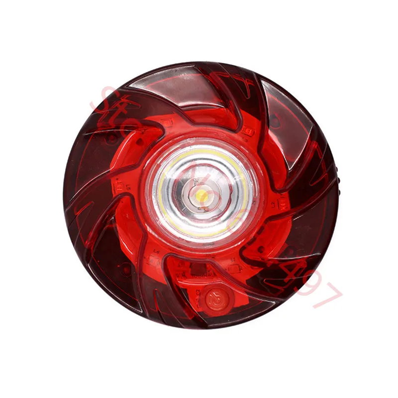16LED Round Red Car Beacon Emergency Strobe Flashing Warning Safety Light Lamp