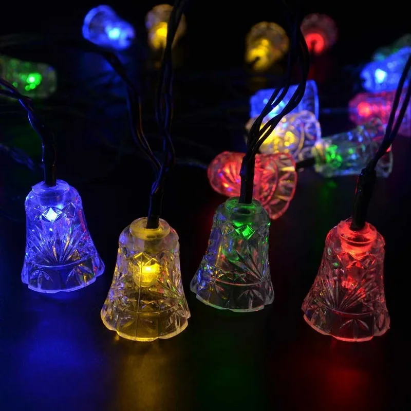 LED String Lights 4 Meters 20 LED Solar Powered Bell Fairy String Lights for Outdoor Gardens Homes Wedding Party Waterproof
LED String Lights 4 Meters 20 LED Solar Powered Bell Fairy String Lights for Outdoor Gardens Homes Wedding Party Waterproof