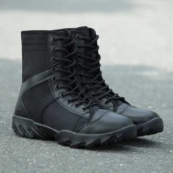 Black Trekking Boots Hiking Shoes Men Women Tactical Sneakers Combat Hunting Mountain Non-slip Boots Botas Tacticas Militar
Black Trekking Boots Hiking Shoes Men Women Tactical Sneakers Combat Hunting Mountain Non-slip Boots Botas Tacticas Militar