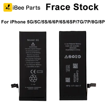 France stock 5PCS Lithium Battery For iPhone 5G 5C 5S 6 6 Plus Replacement Phone Bateria Original Chip
France stock 5PCS Lithium Battery For iPhone 5G 5C 5S 6 6 Plus Replacement Phone Bateria Original Chip