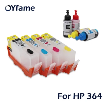 OYfame 4 Color For HP364 Cartridge 364 Refilled Ink Cartridges With ARC Chip+Dye Ink For HP For Epson For Cannon Inkjet Printer
OYfame 4 Color For HP364 Cartridge 364 Refilled Ink Cartridges With ARC Chip+Dye Ink For HP For Epson For Cannon Inkjet Printer