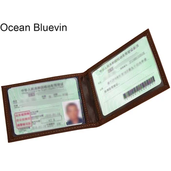 OCEAN BLUEVIN NEW Men Hot Genuine Leather Drive License Holder Crazy Horse Leather Credit Card Holder Fashion Solid Men Wallet
OCEAN BLUEVIN NEW Men Hot Genuine Leather Drive License Holder Crazy Horse Leather Credit Card Holder Fashion Solid Men Wallet
