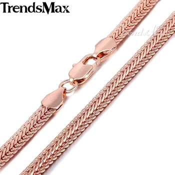 Trendsmax 585 Gold Necklace For Men Snake Link Chain 2018 Men's Fashion Jewelry 6mm GNM29
Trendsmax 585 Gold Necklace For Men Snake Link Chain 2018 Men's Fashion Jewelry 6mm GNM29