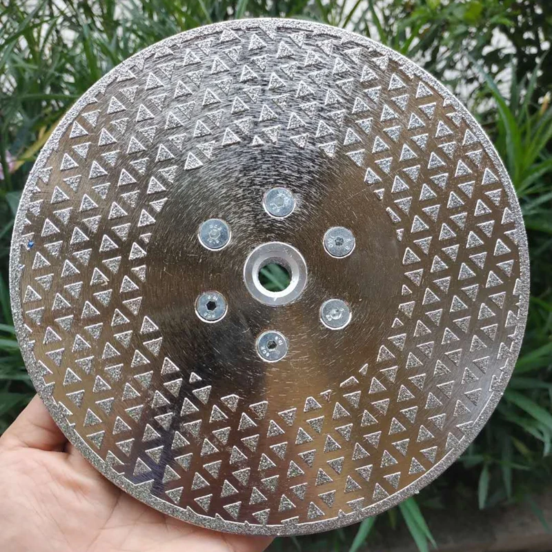 Electroplated Diamond Cutting & Grinding Blade Both Side Coated Diamond Disc Marble Cutting Disc Granite Sawblade
Electroplated Diamond Cutting & Grinding Blade Both Side Coated Diamond Disc Marble Cutting Disc Granite Sawblade