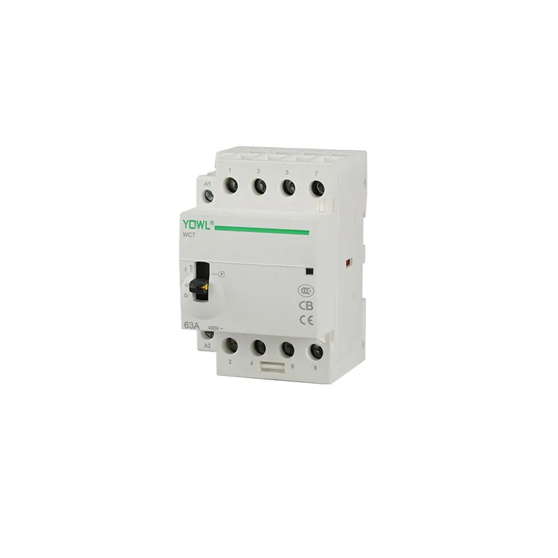 4P 63A 24V/110V/230V 50/60HZ Din rail Household Manual Control AC Contactor 4NO 4NC 2NC+2NO With On Off Switch
4P 63A 24V/110V/230V 50/60HZ Din rail Household Manual Control AC Contactor 4NO 4NC 2NC+2NO With On Off Switch