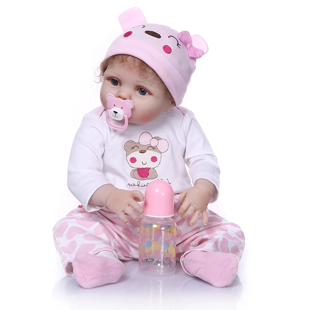 NPK Reborn Doll 55cm 22inch New Handmade Soft Silicone Vinyl Newborn Lifelike Toddler DIY Cute Baby Dolls Gift For Children
NPK Reborn Doll 55cm 22inch New Handmade Soft Silicone Vinyl Newborn Lifelike Toddler DIY Cute Baby Dolls Gift For Children