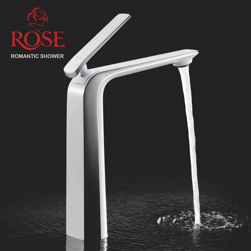 ROSE basin mixer, tall, faucet tap basin, water faucet chrome faucet aerator on Shell R1311F
