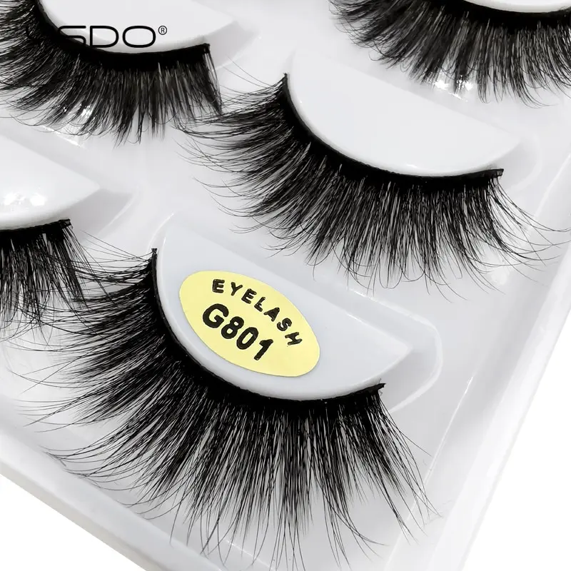 5 Pairs 100% Real Fake Mink EyeLashes 3D Natural False EyeLashes 3D Mink Lashes Soft EyeLash Extension MakeupKit Cilios G801
5 Pairs 100% Real Fake Mink EyeLashes 3D Natural False EyeLashes 3D Mink Lashes Soft EyeLash Extension MakeupKit Cilios G801