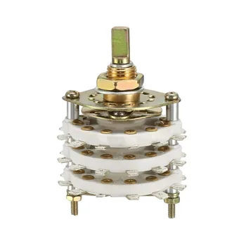 UXCELL 2/3/6 Pole 3/5/9 Throw 1/3 Deck Switches Band Channel Rotary Switch Selector for Industrial Machine Control Unit Radio TV
UXCELL 2/3/6 Pole 3/5/9 Throw 1/3 Deck Switches Band Channel Rotary Switch Selector for Industrial Machine Control Unit Radio TV