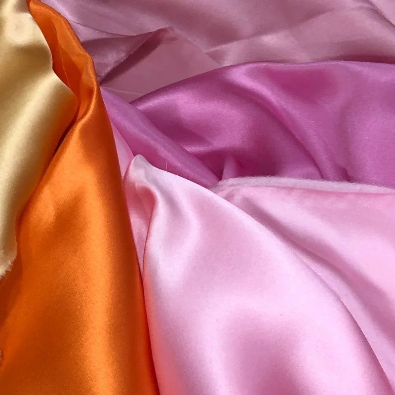 Pure silk fabric, lots of colors, continuous cut, multicolor Pure Silk Satin Fabric Charmeuse silk fabric, sewing dresses DIY
Pure silk fabric, lots of colors, continuous cut, multicolor Pure Silk Satin Fabric Charmeuse silk fabric, sewing dresses DIY