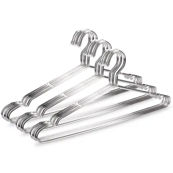 Jetdio Stainless Steel Strong Metal Wire Hangers, Coat Hanger, Standard Suit Hangers, Clothes Hanger (30pcs/lot)
Jetdio Stainless Steel Strong Metal Wire Hangers, Coat Hanger, Standard Suit Hangers, Clothes Hanger (30pcs/lot)