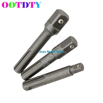 3Pcs 1/4" 3/8" 1/2" SDS Plus Socket Driver Set Drills Drill Bit Adaptor APR5 
3Pcs 1/4" 3/8" 1/2" SDS Plus Socket Driver Set Drills Drill Bit Adaptor APR5