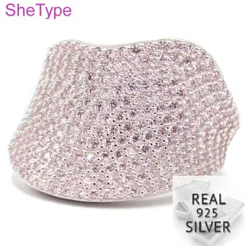 21x18mm 5.9g Real 925 Solid Sterling Silver Pink Kunzite Gift For Woman's Ring 
21x18mm 5.9g Real 925 Solid Sterling Silver Pink Kunzite Gift For Woman's Ring