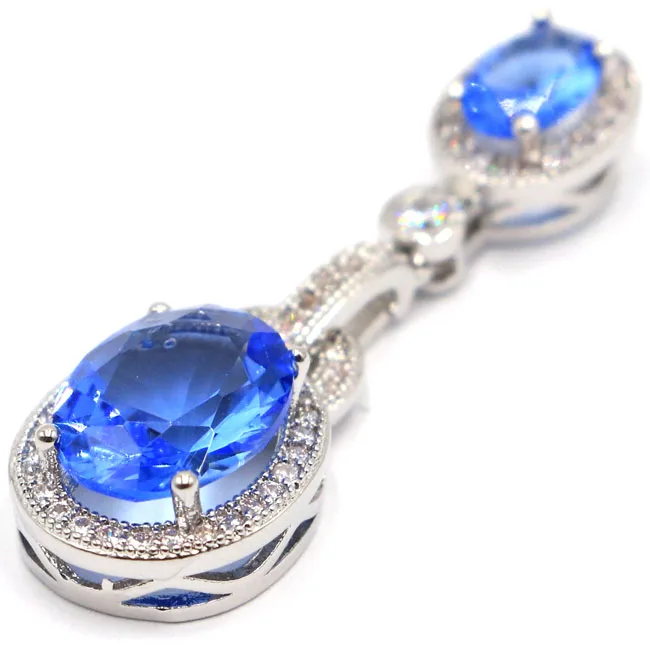 Ravishin Violet Tanzanite White Cubic Zirconia Gift For Girls Silver Pendant 39x12mm
Ravishin Violet Tanzanite White Cubic Zirconia Gift For Girls Silver Pendant 39x12mm