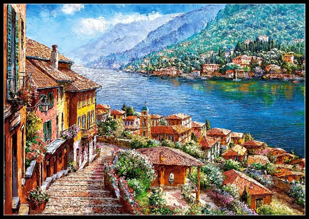 Needlework for embroidery DIY French DMC High Quality - Counted Cross Stitch Kits 14 ct Oil painting - Lake Como
Needlework for embroidery DIY French DMC High Quality - Counted Cross Stitch Kits 14 ct Oil painting - Lake Como