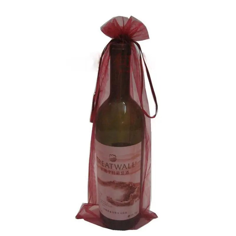 10pcs Sheer Organza Wine Bottle Cover Wrap Gift Bags Wedding Favors And Gifts Bag Cosmetics Jewelry Receive Bag Party Supplier
10pcs Sheer Organza Wine Bottle Cover Wrap Gift Bags Wedding Favors And Gifts Bag Cosmetics Jewelry Receive Bag Party Supplier