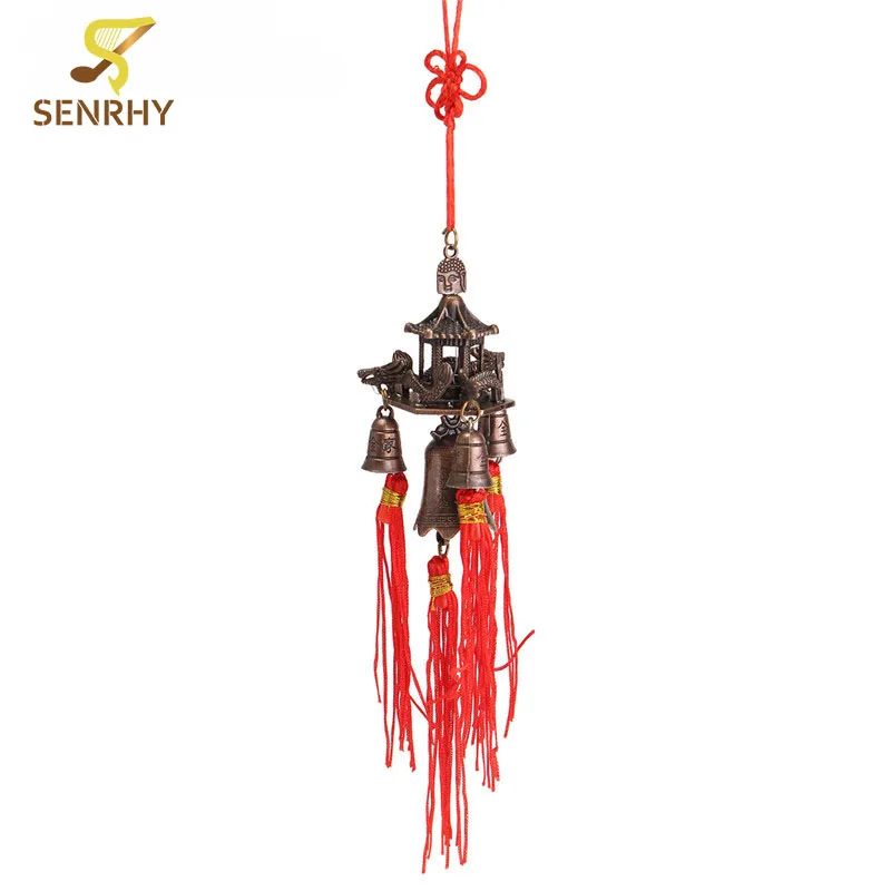 SENRHY Retro Temple Roof Bell Buddhism Hanging Wind Chimes Lucky Feng Shui Chinese Knot Blessing Gifts for Car Home Crafts Decor
SENRHY Retro Temple Roof Bell Buddhism Hanging Wind Chimes Lucky Feng Shui Chinese Knot Blessing Gifts for Car Home Crafts Decor