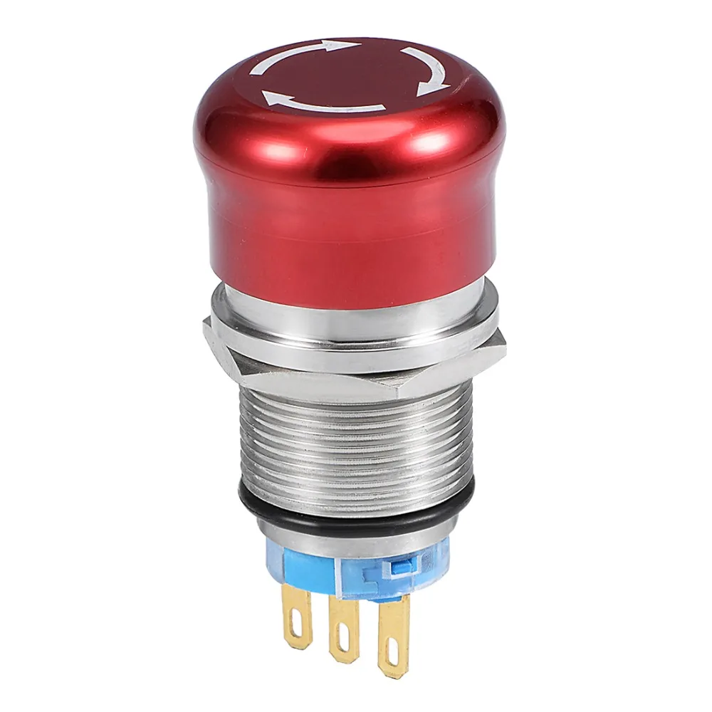 UXCELL 19mm Switch Mounting Hole Metal Latching Emergency Stop Push Button Switches Red To Control Electromagnetic Starter Relay
UXCELL 19mm Switch Mounting Hole Metal Latching Emergency Stop Push Button Switches Red To Control Electromagnetic Starter Relay
