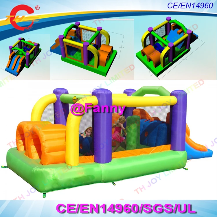 bounce house obstacle course 3