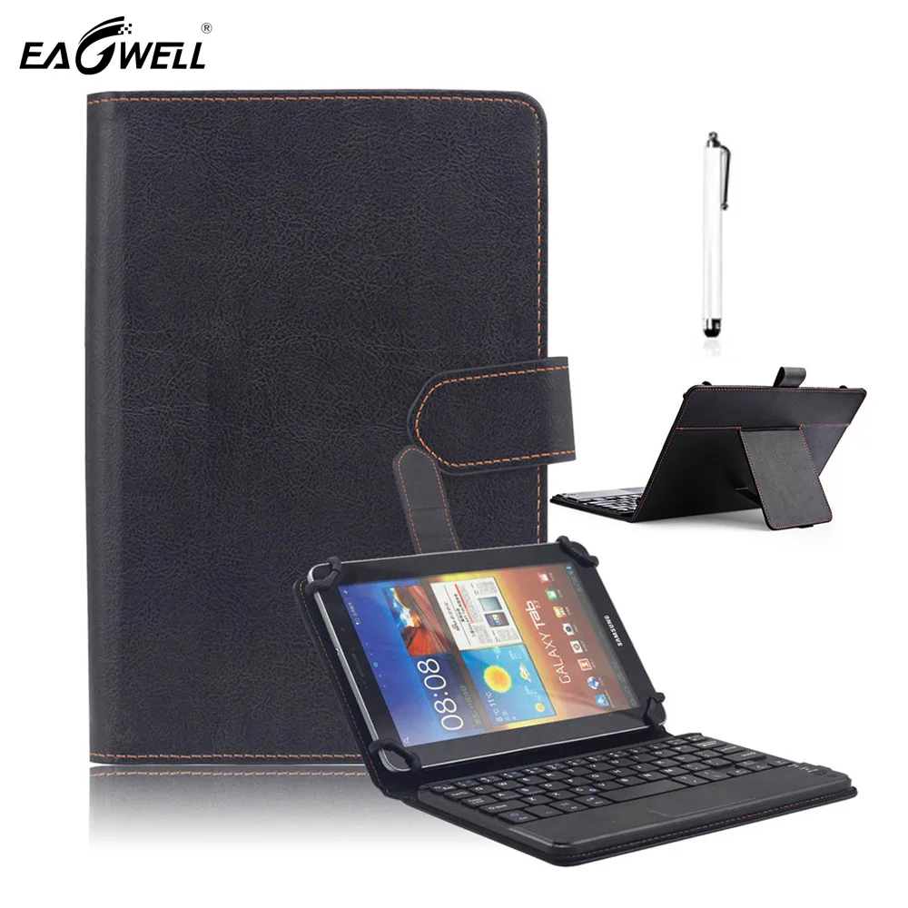 Eagwell Universal 7" Wireless Bluetooth Keyboard PU Leather Protect Case For Windows XP/Window 7 and above /Androids 3.0
Eagwell Universal 7" Wireless Bluetooth Keyboard PU Leather Protect Case For Windows XP/Window 7 and above /Androids 3.0