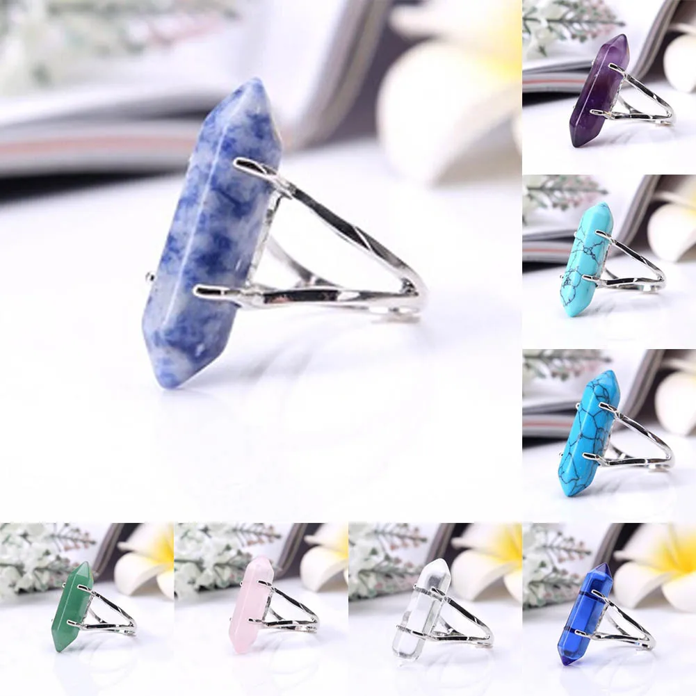 New Arrival Marble Jewelry Rings 2017 New Hexagonal Column Stone Finger Rings for Women Party Tail Ring Vintage Bague Gifts
New Arrival Marble Jewelry Rings 2017 New Hexagonal Column Stone Finger Rings for Women Party Tail Ring Vintage Bague Gifts