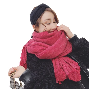 Fashion Stripe Tassel Long Soft Scarf Women's Winter Thick Stole Warm Shawl
Fashion Stripe Tassel Long Soft Scarf Women's Winter Thick Stole Warm Shawl