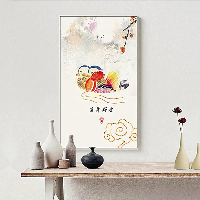 SD LINLEEHON Chinese Traditional Peanut Mandarin Duck Poster Oriental Wall Art Picture Wedding Decoration Canvas Painting 
SD LINLEEHON Chinese Traditional Peanut Mandarin Duck Poster Oriental Wall Art Picture Wedding Decoration Canvas Painting
