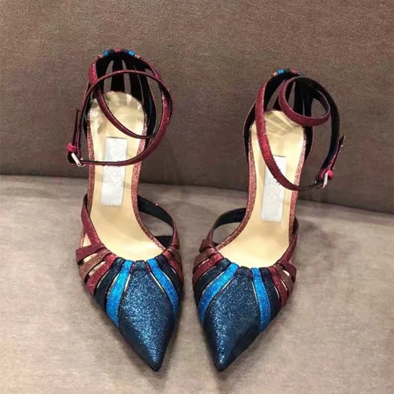 Sequined Women Sandals Sexy Pointed Toe High Heels Summer Shoes Woman Pumps Cut-outs Sandalias Mujer 2019 Cut-outs Ladies Shoes
Sequined Women Sandals Sexy Pointed Toe High Heels Summer Shoes Woman Pumps Cut-outs Sandalias Mujer 2019 Cut-outs Ladies Shoes
