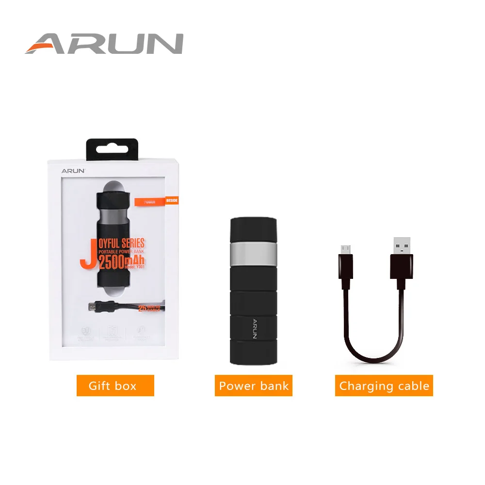 ARUN 2500mAh Power Bank Portable External Battery Powerbank Charger 1 USB Ports For Mobile Phones MP3 MP4 And Digital products
ARUN 2500mAh Power Bank Portable External Battery Powerbank Charger 1 USB Ports For Mobile Phones MP3 MP4 And Digital products