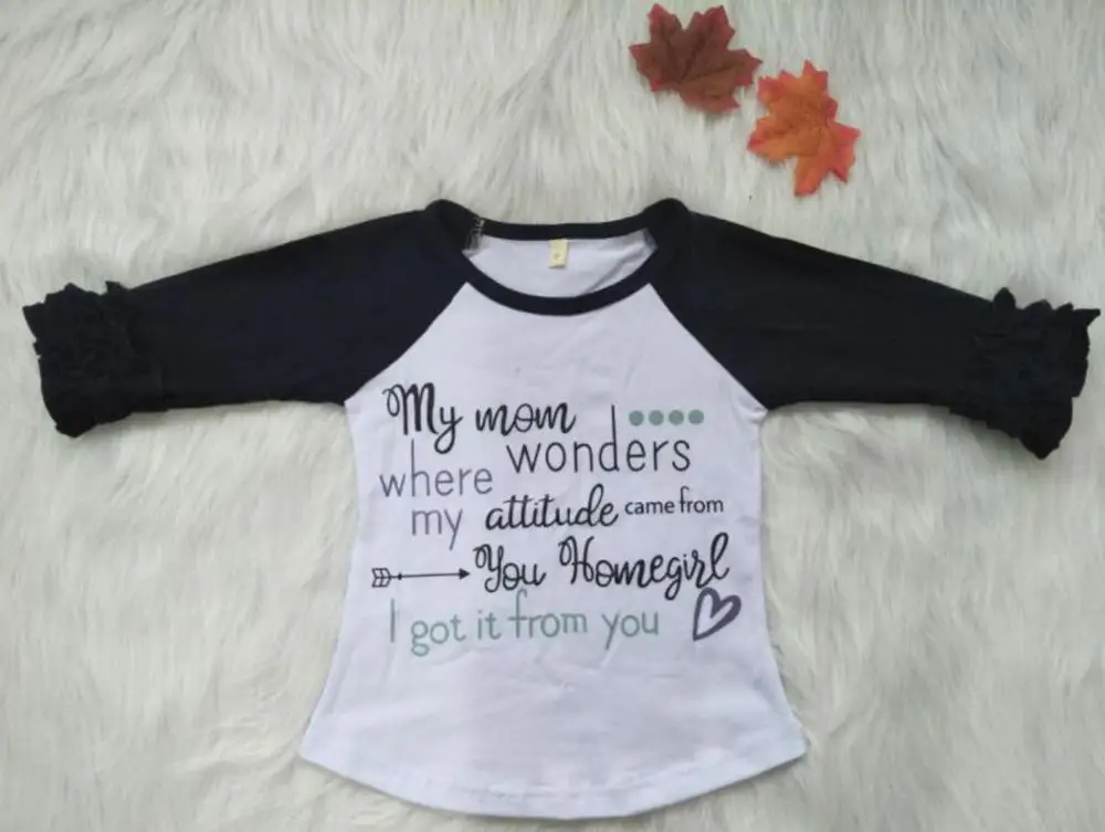 Children's Girls T-Shirt Black Long Sleeve Round Collar Black Letter Print Fine Cotton Material yll
Children's Girls T-Shirt Black Long Sleeve Round Collar Black Letter Print Fine Cotton Material yll
