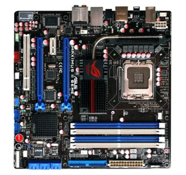 For ASUS Maximus II Gene Desktop Motherboard P45 Socket LGA 775 DDR2 Used Mainboard
For ASUS Maximus II Gene Desktop Motherboard P45 Socket LGA 775 DDR2 Used Mainboard