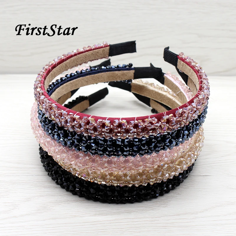 FirstStar Handmade Korean Fashion Hair Accessories 4 Row Pink And Black Crystal Beads Hairbands Rhinestone Headband For Women
FirstStar Handmade Korean Fashion Hair Accessories 4 Row Pink And Black Crystal Beads Hairbands Rhinestone Headband For Women