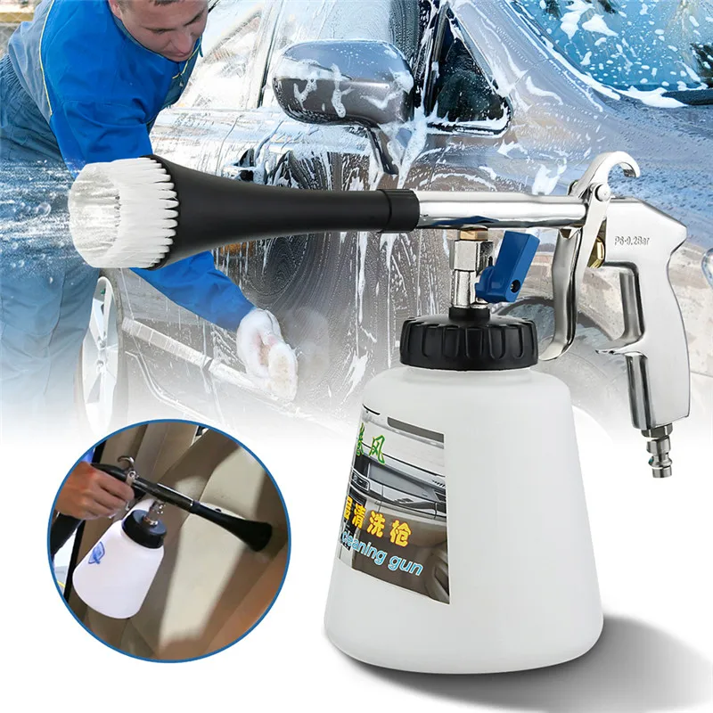 New Car Cleaning Gun Surface Interior Exterior Air Washing Tool Black Motorcycle Auto Car Styling Car Accessories Camping Brush
New Car Cleaning Gun Surface Interior Exterior Air Washing Tool Black Motorcycle Auto Car Styling Car Accessories Camping Brush