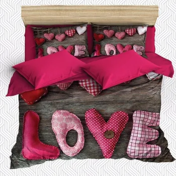 Else 6 Piece Brown Wood Pink Red Love Letter Hearts 3D Print Cotton Satin Double Duvet Cover Bedding Set Pillow Case Bed Sheet
Else 6 Piece Brown Wood Pink Red Love Letter Hearts 3D Print Cotton Satin Double Duvet Cover Bedding Set Pillow Case Bed Sheet