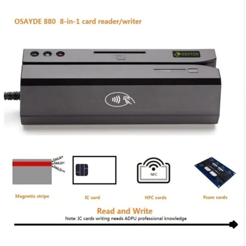 US SHIPPING OSAYDE MSR605U/MSR860/MSR880/MSR90D/MSRPRO/MSRX6II Barcode Scanner Magnetic Credit Card Reader USB Interface Type
US SHIPPING OSAYDE MSR605U/MSR860/MSR880/MSR90D/MSRPRO/MSRX6II Barcode Scanner Magnetic Credit Card Reader USB Interface Type