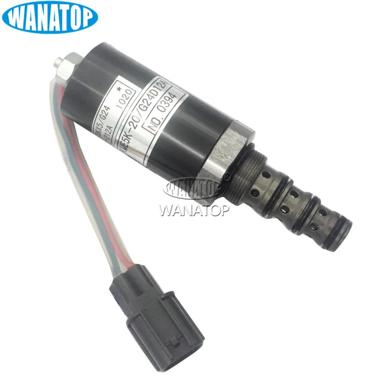 

New Hydraulic Pump Solenoid Valve YN35V0004F1/SKX5P-17-212A For SK200-2 /XCG220/230/240