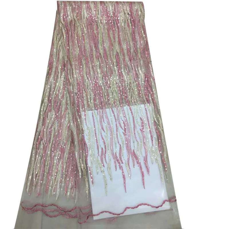 2018 Latest Pink African Lace Fabric With Embroidery Mesh Tulle Nigerian Sequins Lace Fabrics For a wedding dress HJ885-1
2018 Latest Pink African Lace Fabric With Embroidery Mesh Tulle Nigerian Sequins Lace Fabrics For a wedding dress HJ885-1